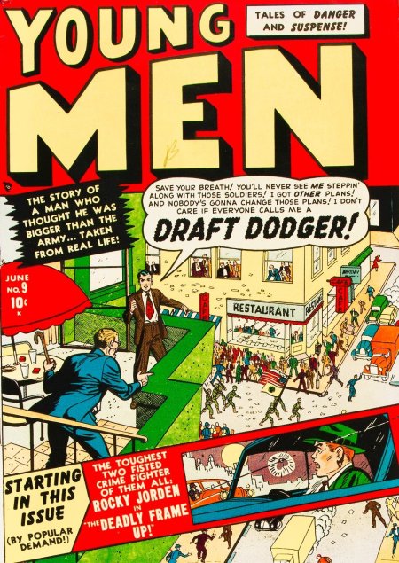 Young Men #9 (1951) | Atlas Tales Cover Image