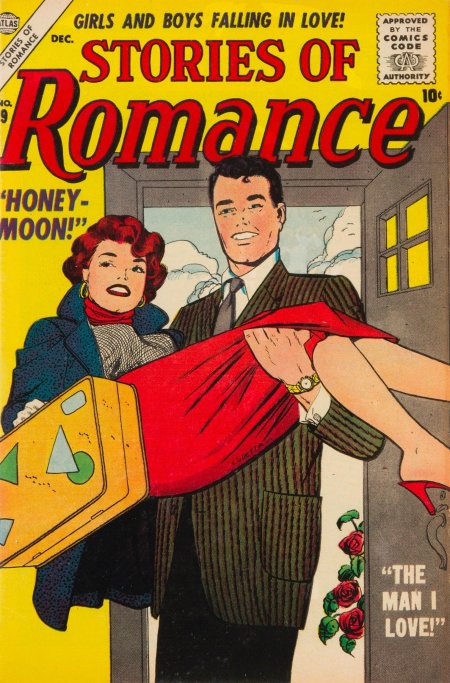 Stories of Romance #9 (1956) | Atlas Tales Cover Image