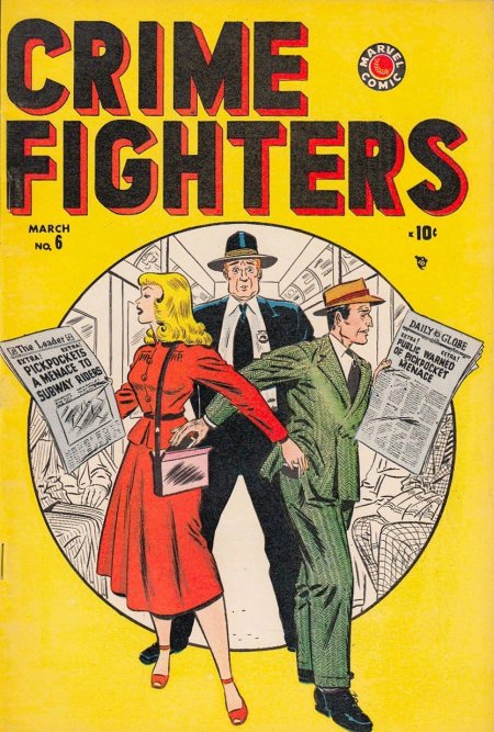 Crimefighters #6 (1949) | Atlas Tales Cover Image