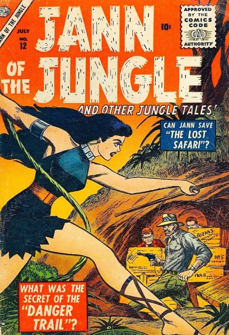 Jann of the Jungle #12 (1956) | Atlas Tales Cover Image