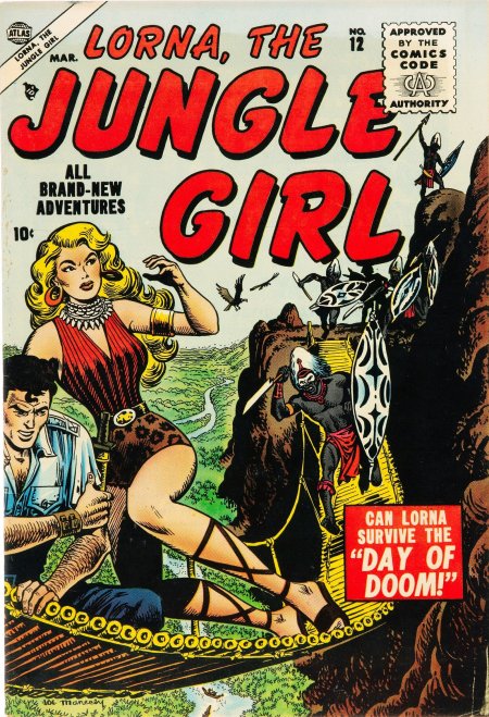 Lorna, the Jungle Girl #12 (1955) | Atlas Tales Cover Image