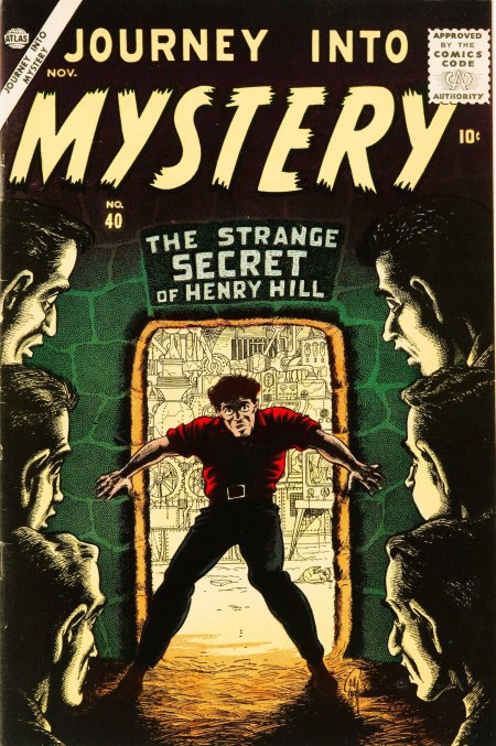 Journey Into Mystery #40 (1956) | Atlas Tales Cover Image
