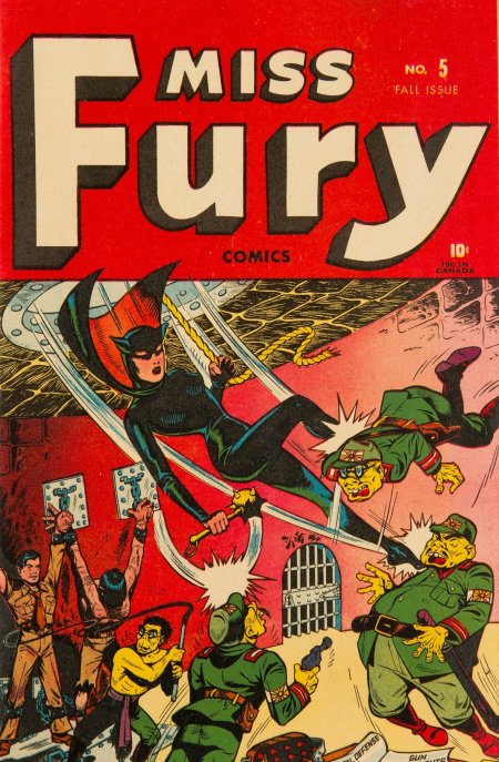 Miss Fury Comics #5 (1944) | Atlas Tales Cover Image