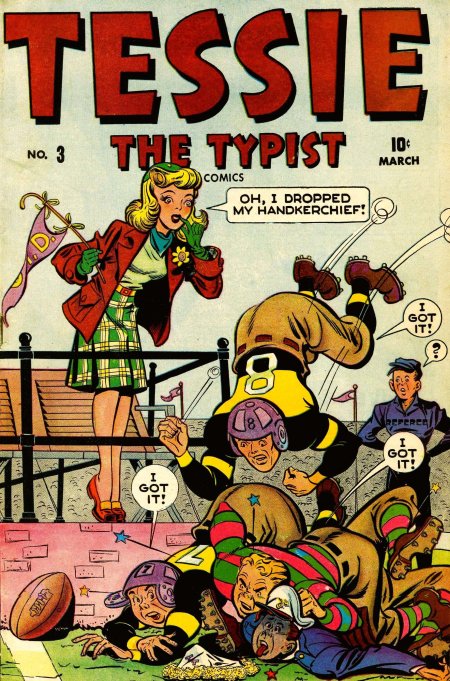 Tessie the Typist #3 (1945) | Atlas Tales Cover Image