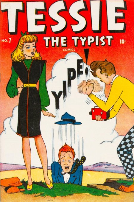 Tessie the Typist #7 (1946) | Atlas Tales Cover Image