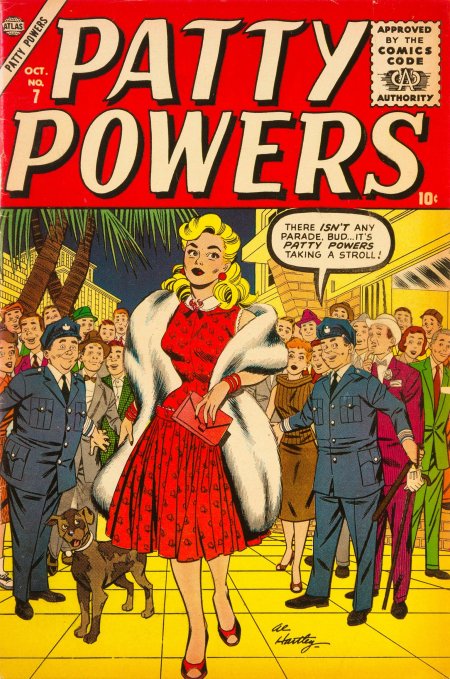 Patty Powers #7 (1956) | Atlas Tales Cover Image