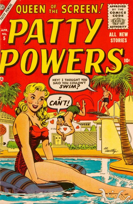 Patty Powers #5 (1956) | Atlas Tales Cover Image