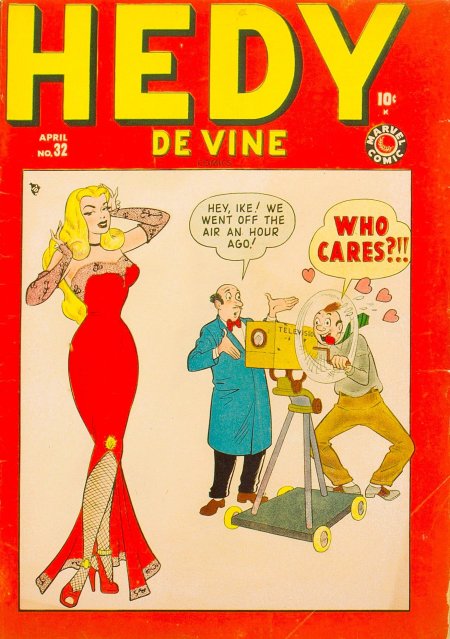 Hedy De Vine Comics #32 (1949) | Atlas Tales Cover Image