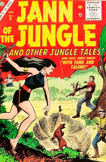 Jann of the Jungle #9 (1956) | Atlas Tales Cover Image