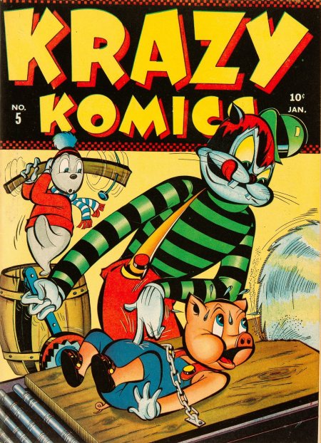 Krazy Komics #5 (1943) | Atlas Tales Cover Image