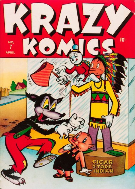 Krazy Komics #7 (1943) | Atlas Tales Cover Image