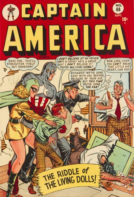 Captain America Comics #68 (1948) | Atlas Tales Cover Image