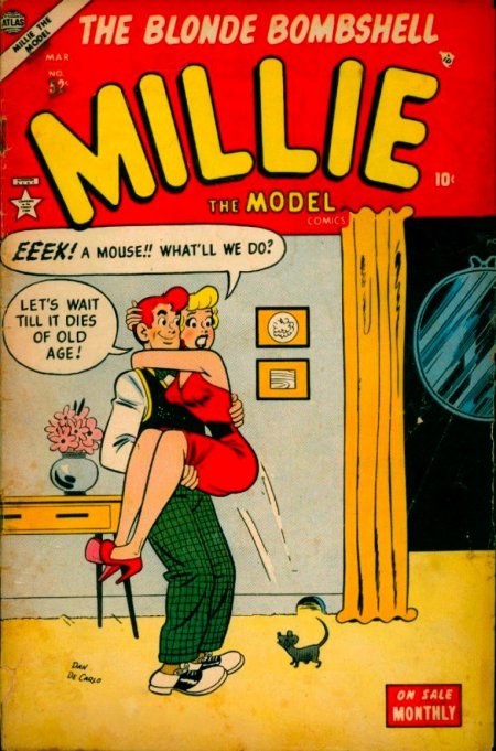 Millie the Model #52 (1954) | Atlas Tales Cover Image