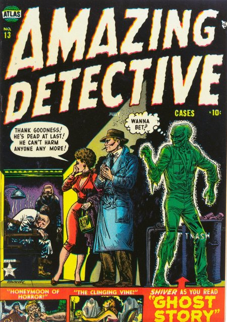 Amazing Detective Cases #13 (1952) | Atlas Tales Cover Image