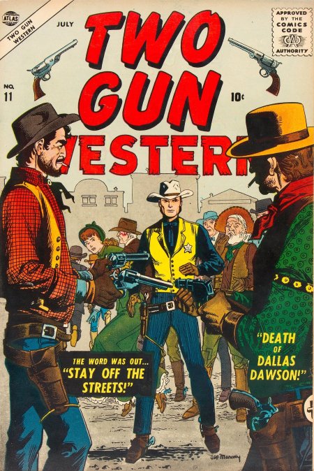 Two-Gun Western #11 (1957) | Atlas Tales Cover Image
