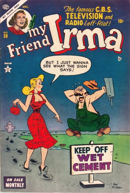 My Friend Irma #38 (1953) | Atlas Tales Cover Image