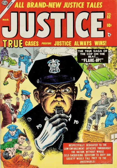 Justice #52 (1955) | Atlas Tales Cover Image