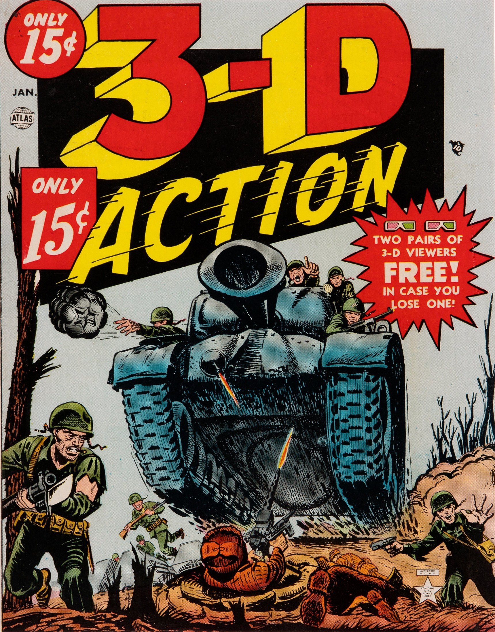3-D Action 1 Cover Image