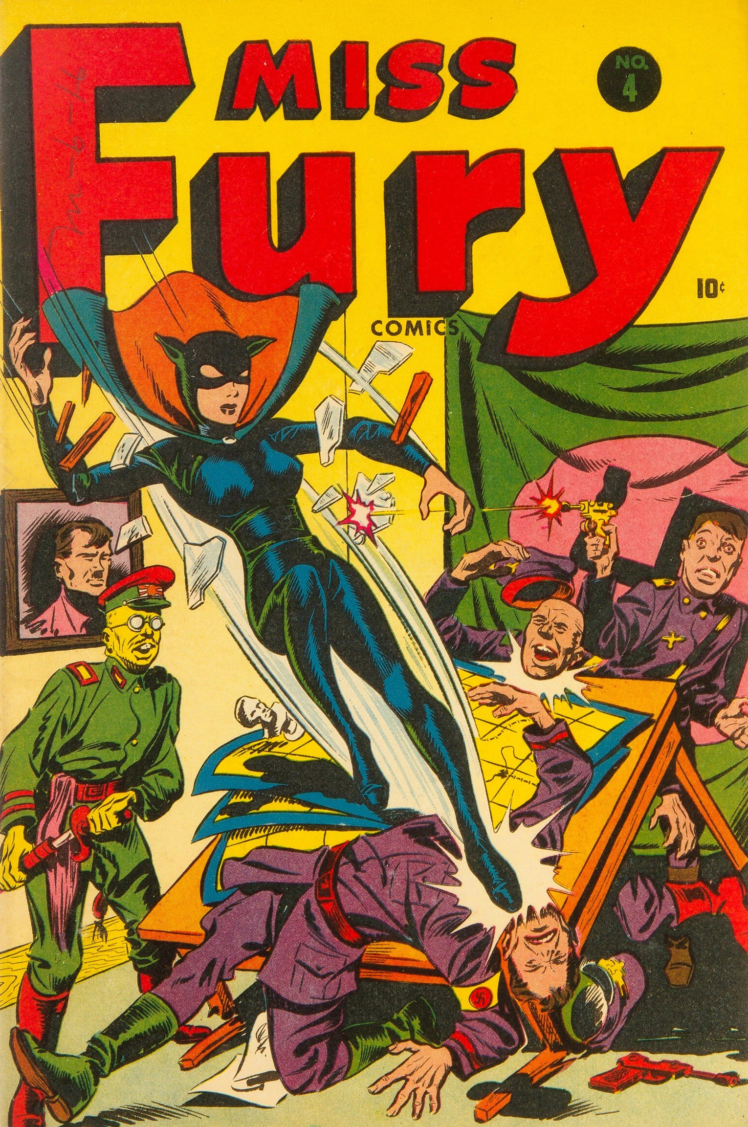 Miss Fury Comics 4 Cover Image