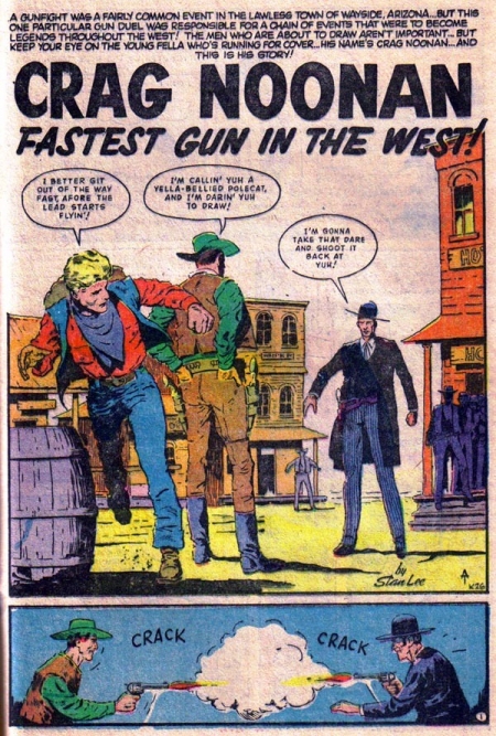K-26 Crag Noonan Fastest Gun in the West! story scan