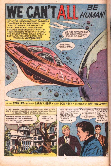 We Can't All Be Human! story scan