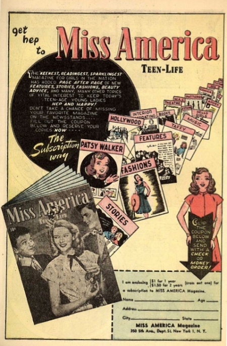  Get Hep to Miss America Teen-Life Page 1