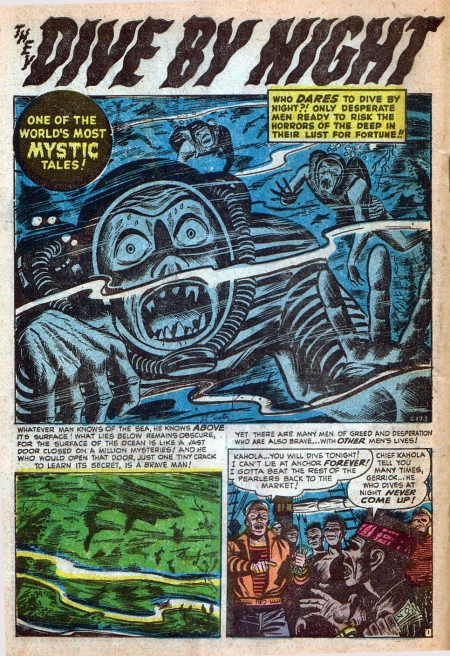 C-173 They Dive By Night  story scan