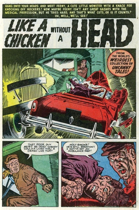 C-490 Like a Chicken Without A Head! story scan