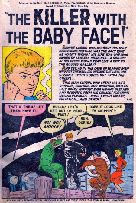 5149 The Killer With The Baby Face! story scan
