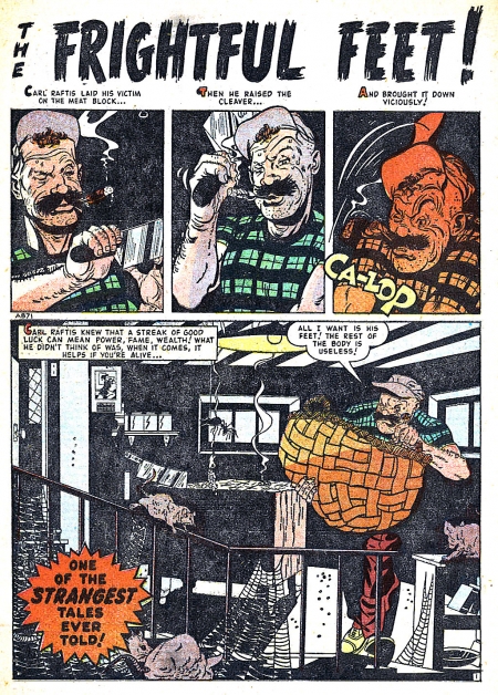 A-871 The Frightful Feet! story scan