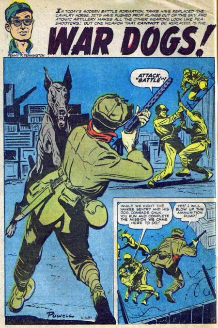 K-487 War Dogs! story scan