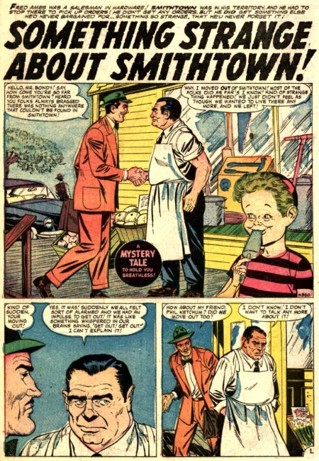 K-580 Something Strange About Smithtown! story scan