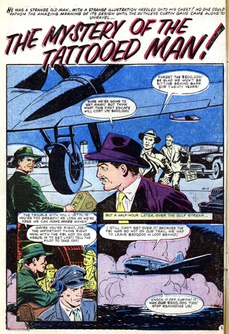M-11 The Mystery Of The Tattooed Man! story scan
