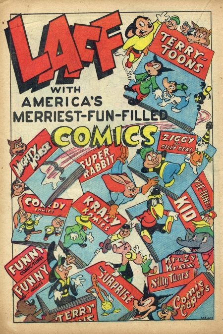 Laff with America's Merriest-Fun-Filled Comics story scan