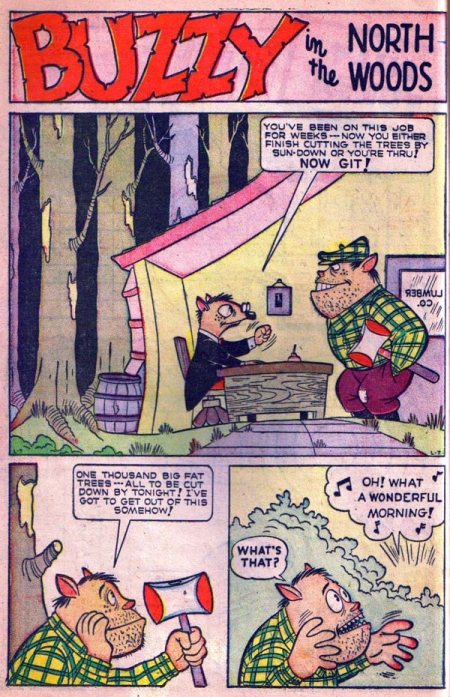 L-7 In the North Woods story scan