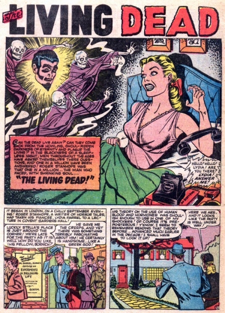 7834 The Living Dead story scan