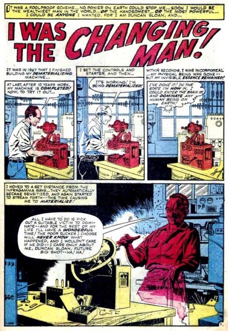 T-244 I Was The Changing Man! story scan