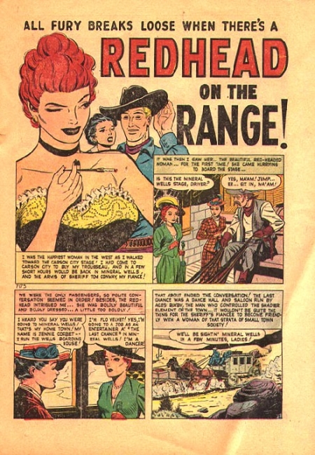 7175? Redhead On The Range! story scan