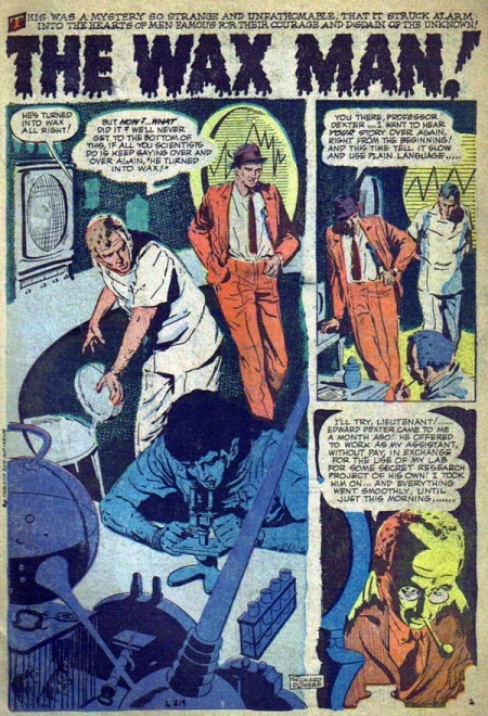 L-319 The Wax Man! story scan