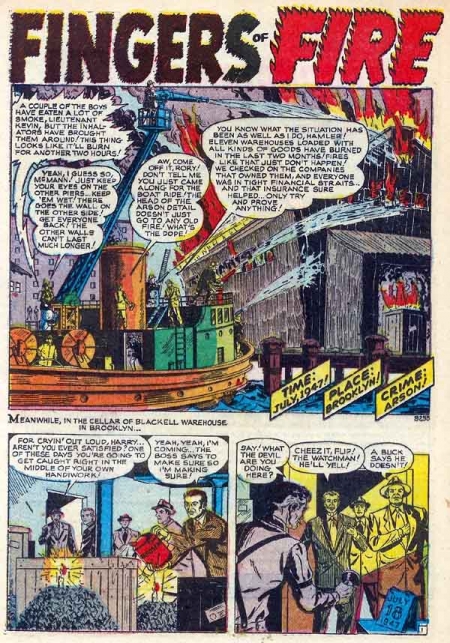 9255 Fingers of Fire story scan