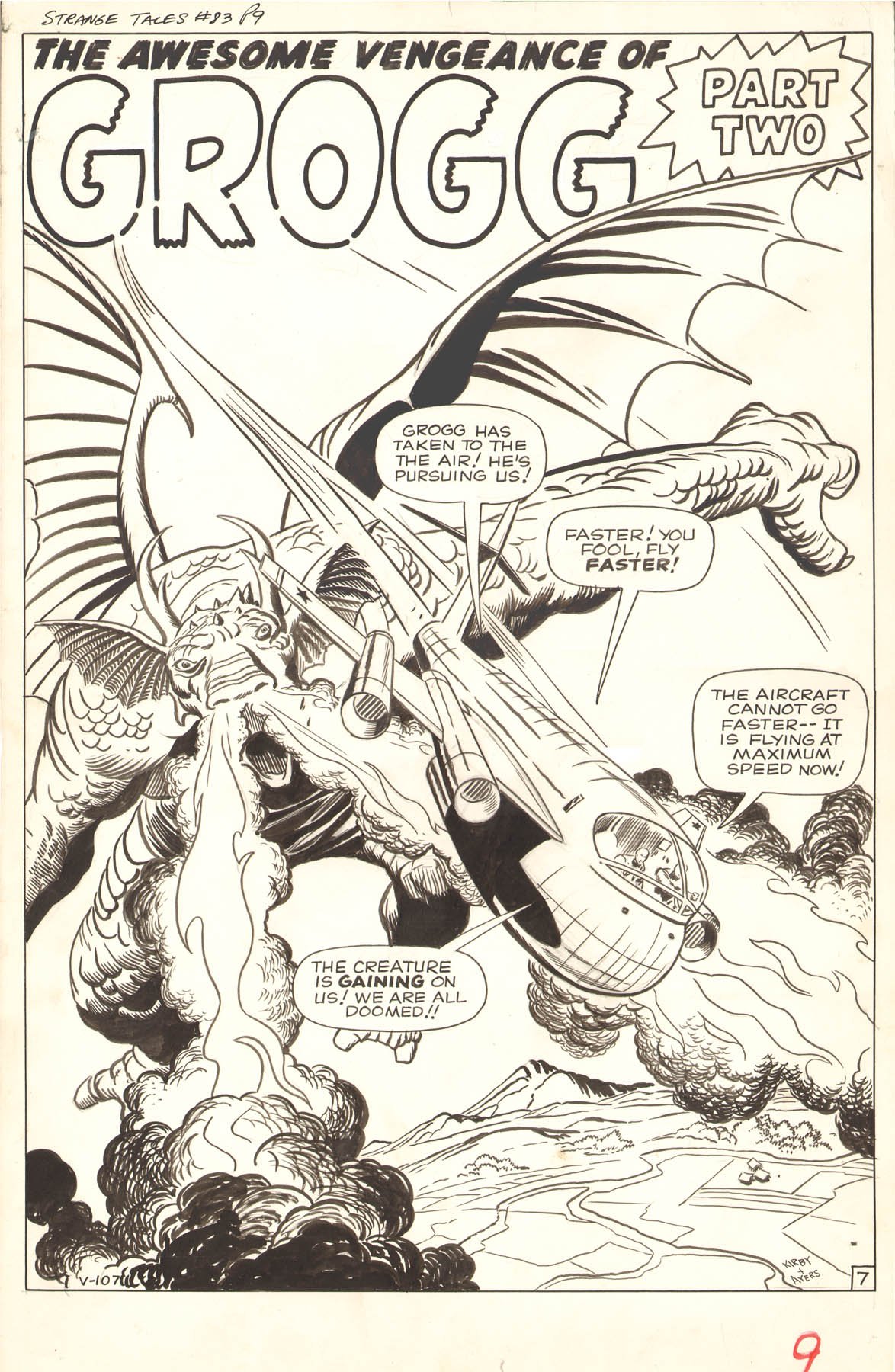 V-107 From Out of the Black Pit Came ... Grogg! Page 1