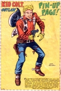 T-596 Kid Colt, Outlaw / Pin-up Page!